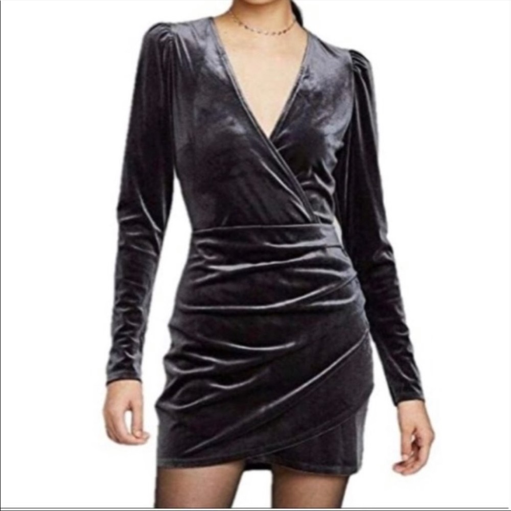 Wild Fable Velvet Long Sleeve Dress